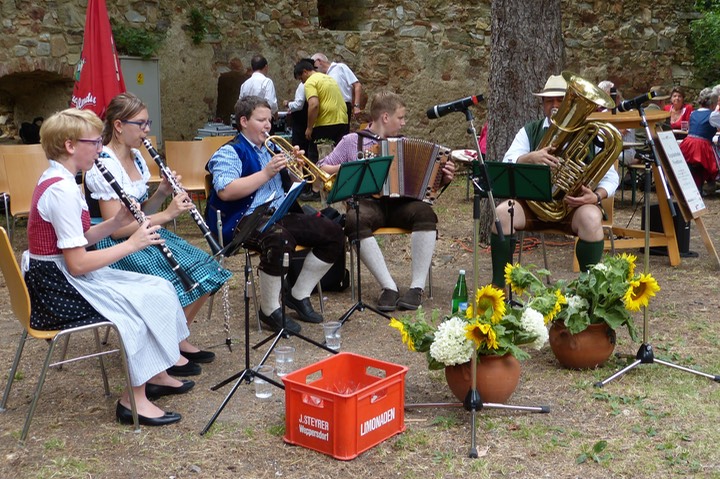 Musikantentreffen Ruine Landsee 06.07.2014